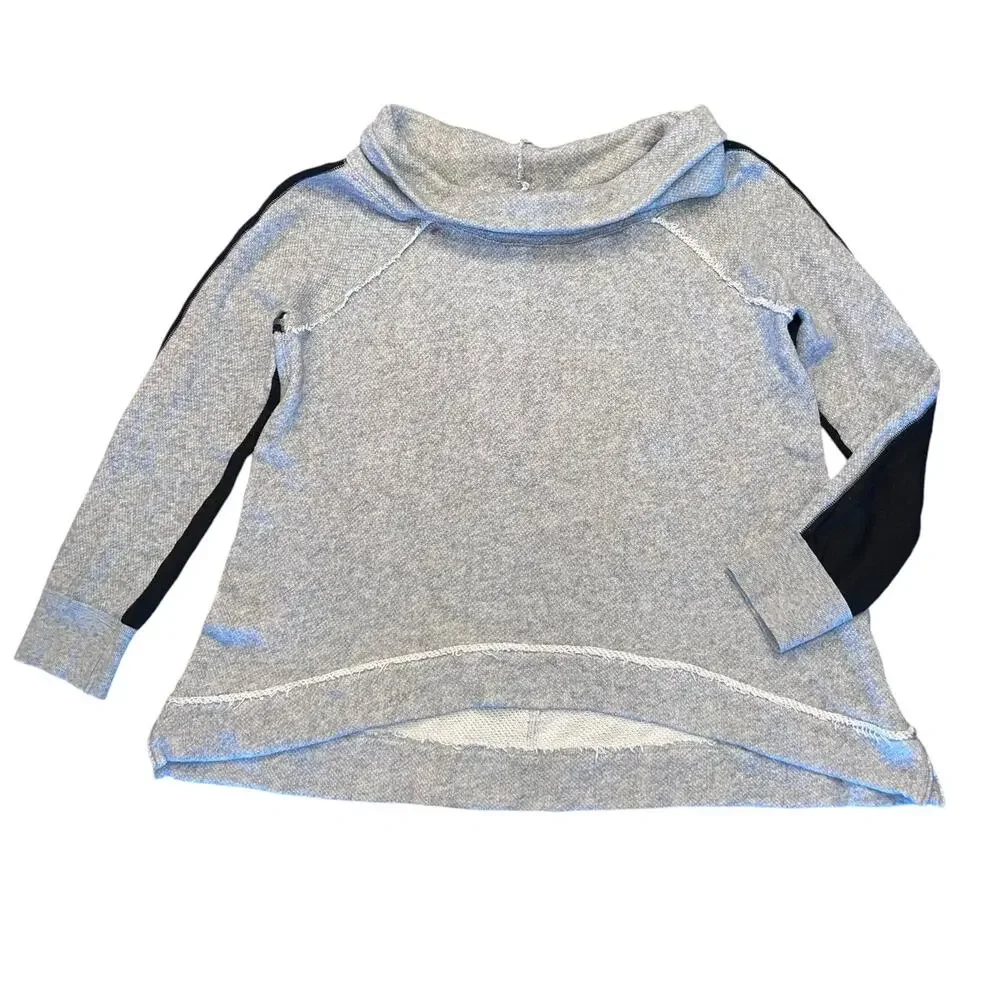Free People Sweatshirt Cowl Neck Pullover Oversized Relax Fit - Picture 6 of 10